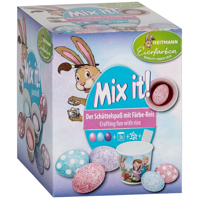 Eierfarben - Mix it! - Der Schüttelspaß mit Färbe-Reis