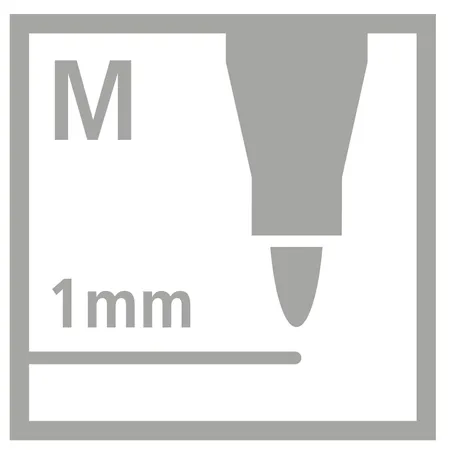 Premium-Filzstift - STABILO Pen 68 - 10er Pack - mit 10 verschiedenen Farben