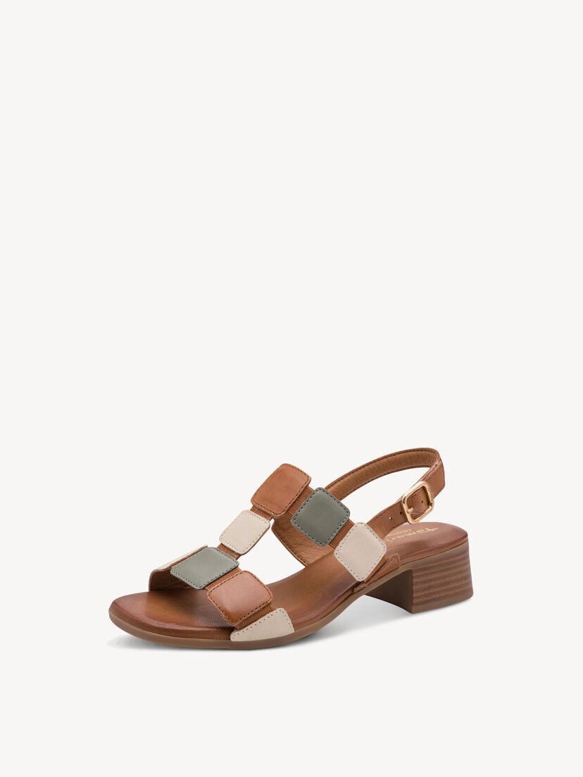Leren Sandaaltje - groen