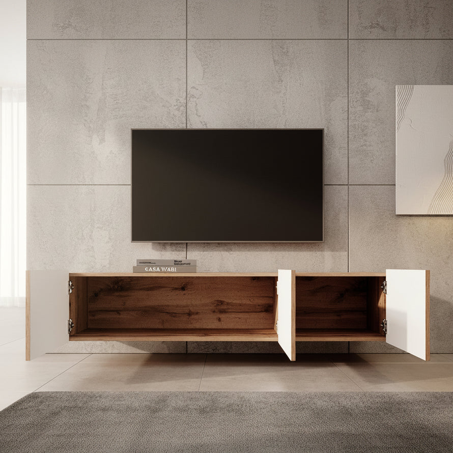 Pepinos - TV-Meubel - Eiken - 150x42x33 cm
