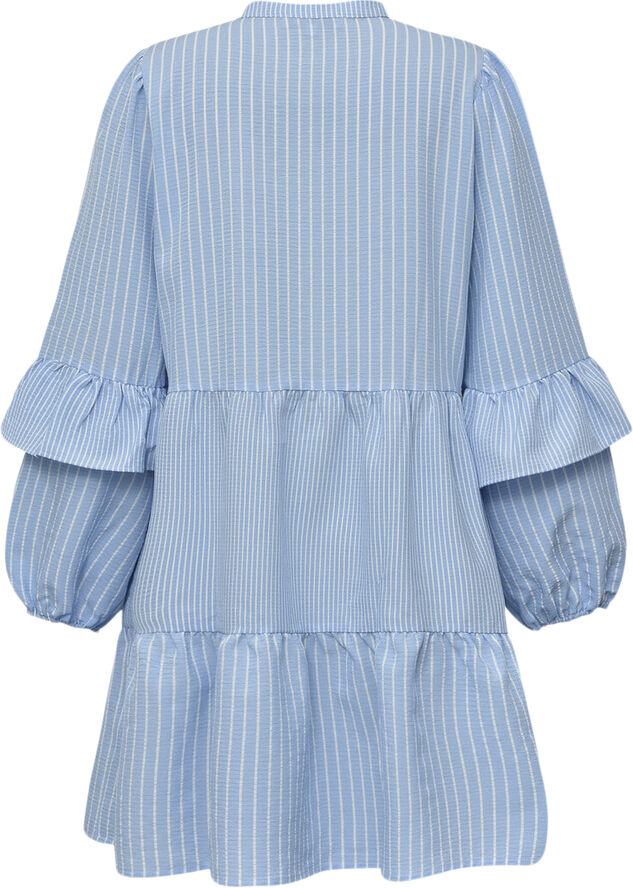 A-VIEW Karin dress Light blue/white stripe