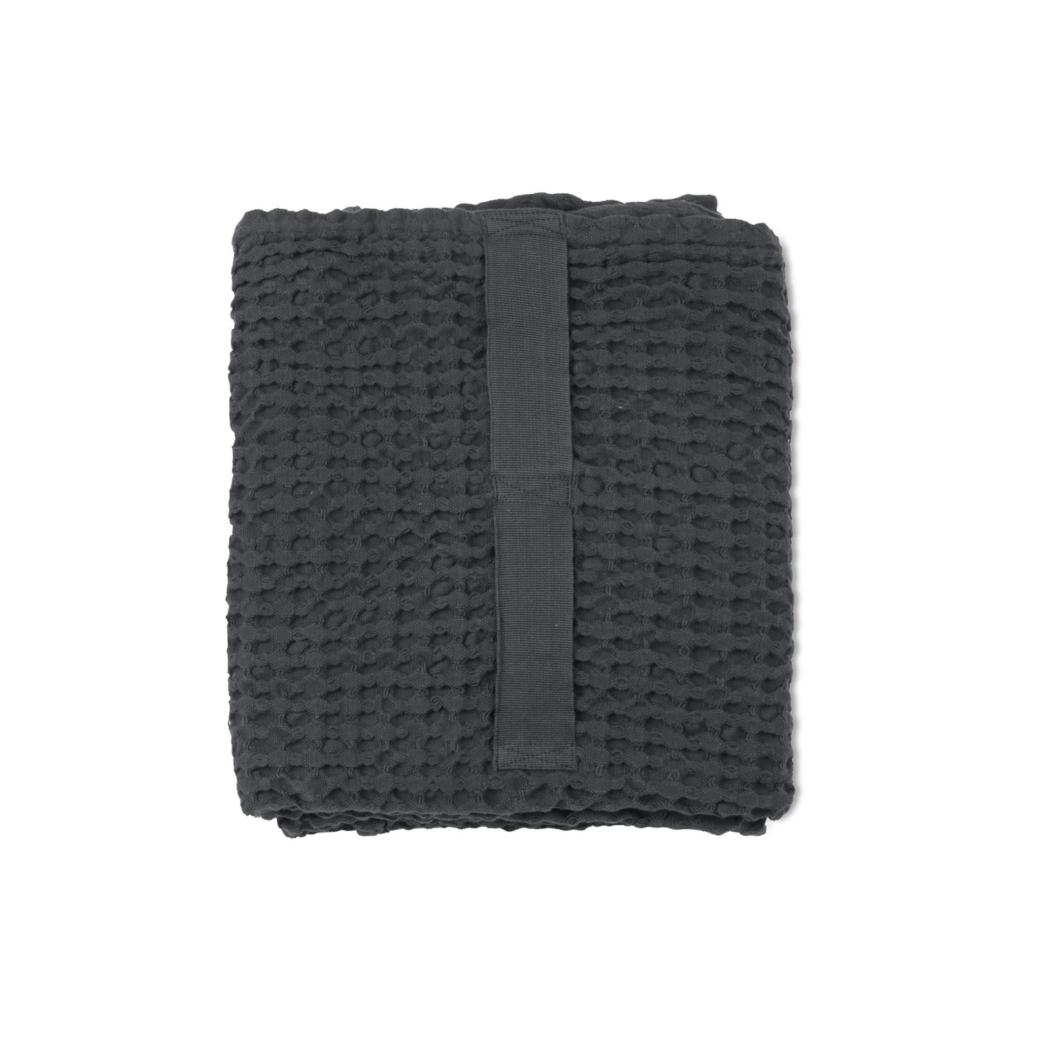The Organic Company Handtuch Big Waffle Medium Towel Dark Grey
