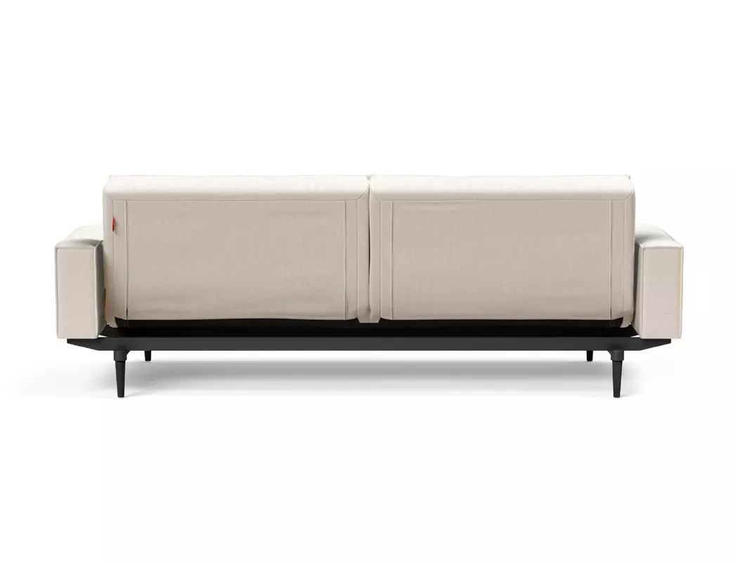 Schlafsofa mit Armlehnen Splitback Styletto schwarz