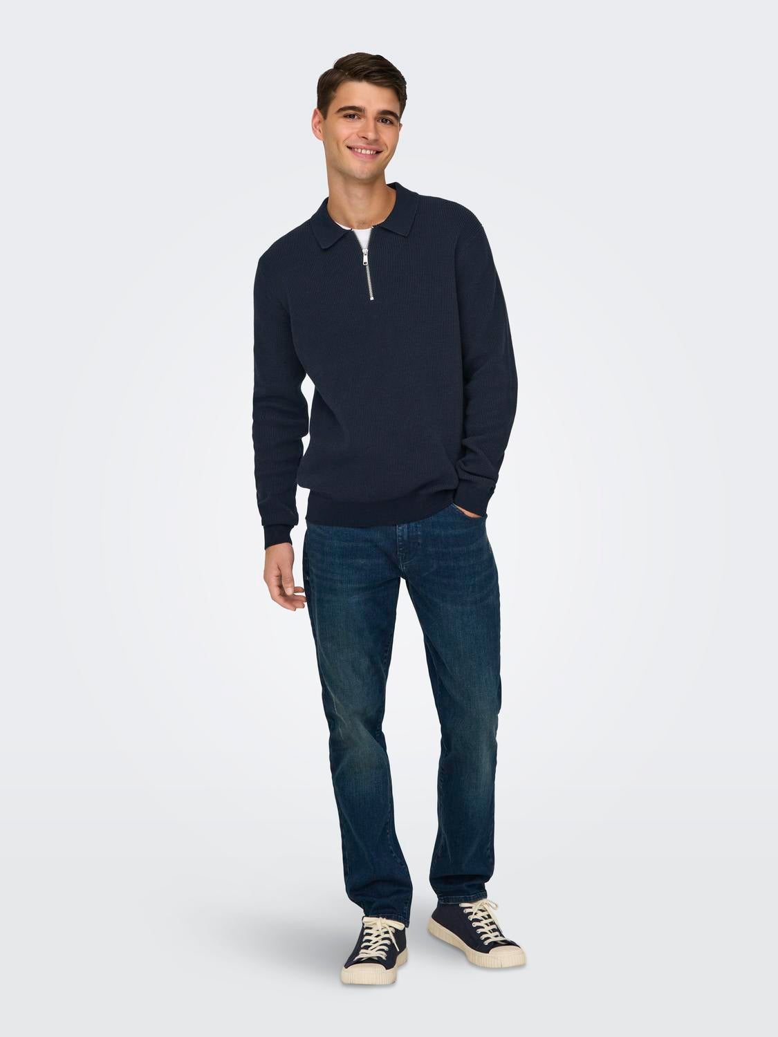 ONSMATTEO Pullover Dark Sapphire