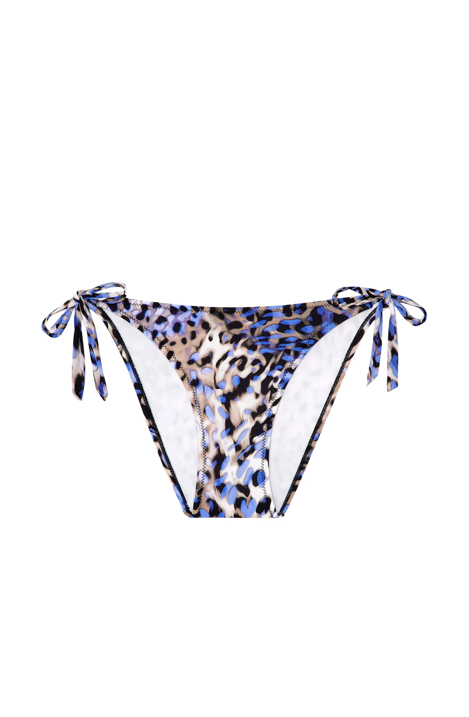 onyx Bas de maillot de bain imprimé AMAZONIA à noeuds ajustables Amazonia