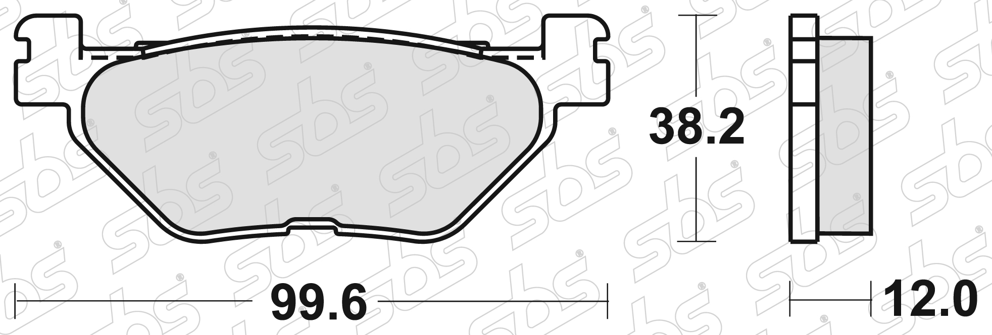 SBS - Plaquettes de frein 169 MS