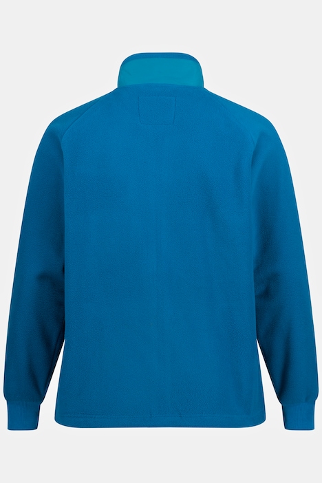 JAY-PI Fleecejacke, Outdoor, Stehkragen, Brusttaschen