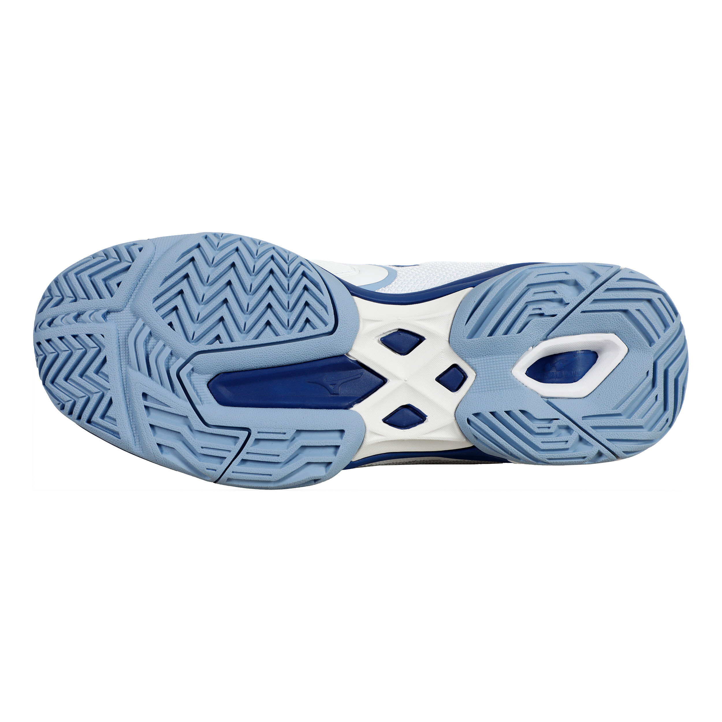 Mizuno Wave Exceed Light 2 Chaussures Toutes Surfaces Femmes - Blanc , Bleu