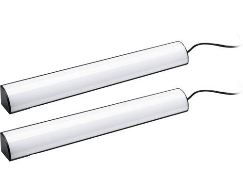 EntertainLED Lightbar Dynamisch 2-pack 2x24 lm H 30,5 cm RGB kleurverandering met geheugenfunctie + afstandsbediening