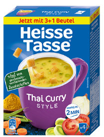 Erasco 36x Heisse Tasse Thai Curry á 19,6g=705,6g MHD:28.4.26