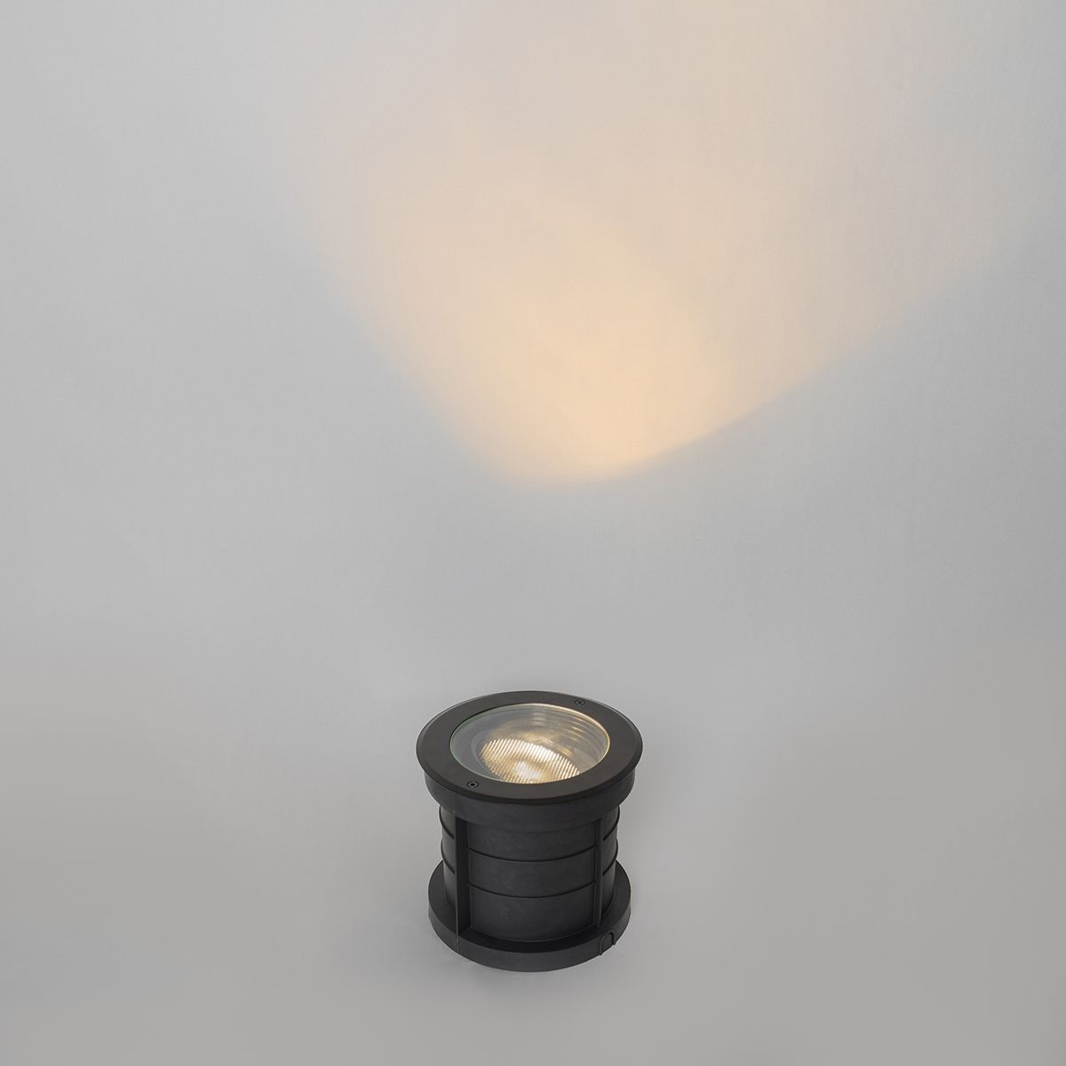 Set van 6 dimbare buiten grondspots zwart IP65 incl LED - Delux Honey
