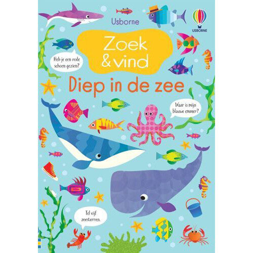Uitgeverij usborne zoek & vind diep in de zee