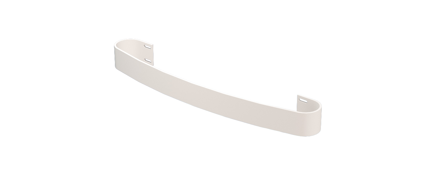 Eastbrook Malmesbury design handdoekbeugel Mat wit 37,5cm