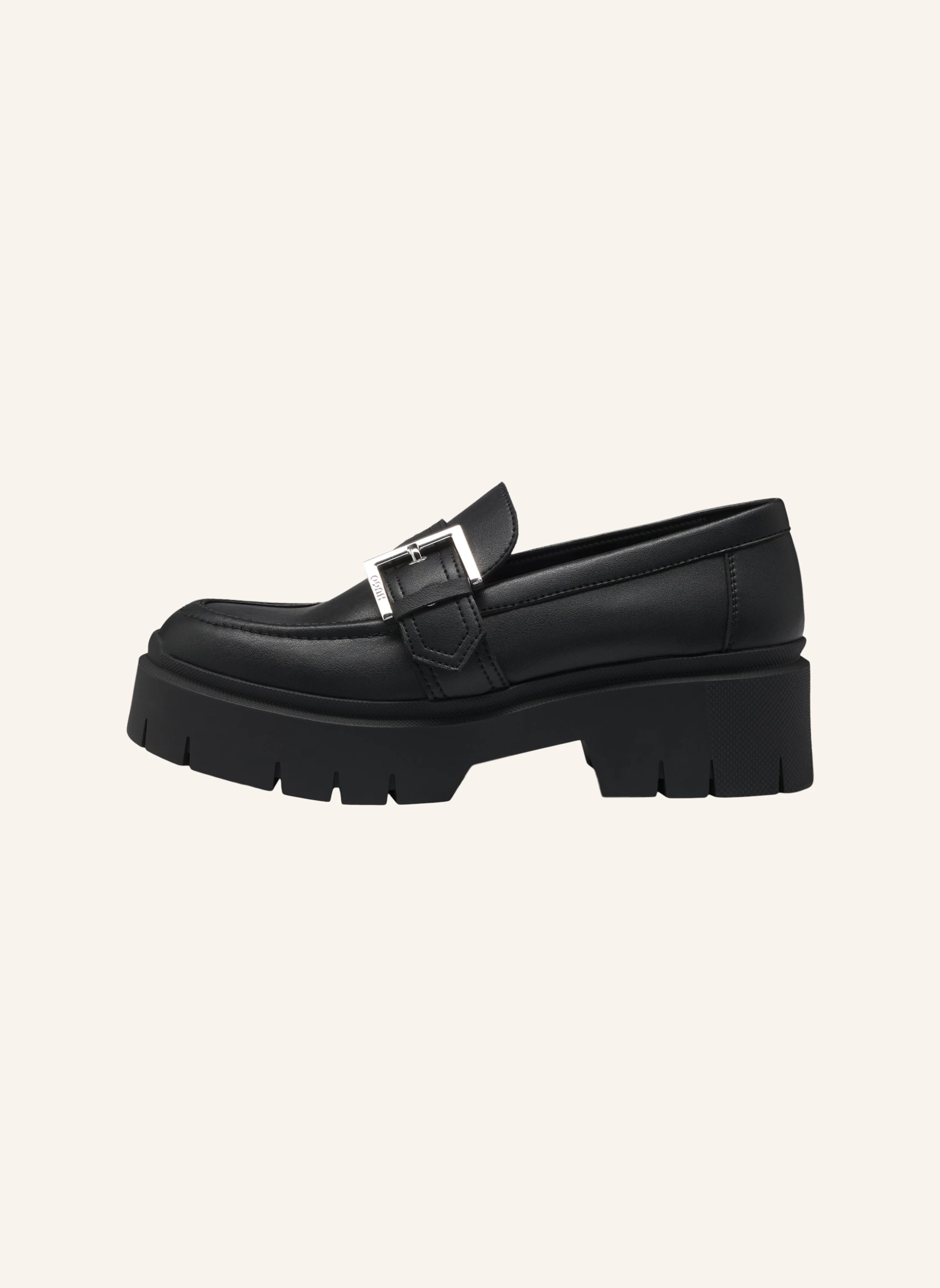 HUGO Flacher Schuh KRIS_LOAFER_BKCLT