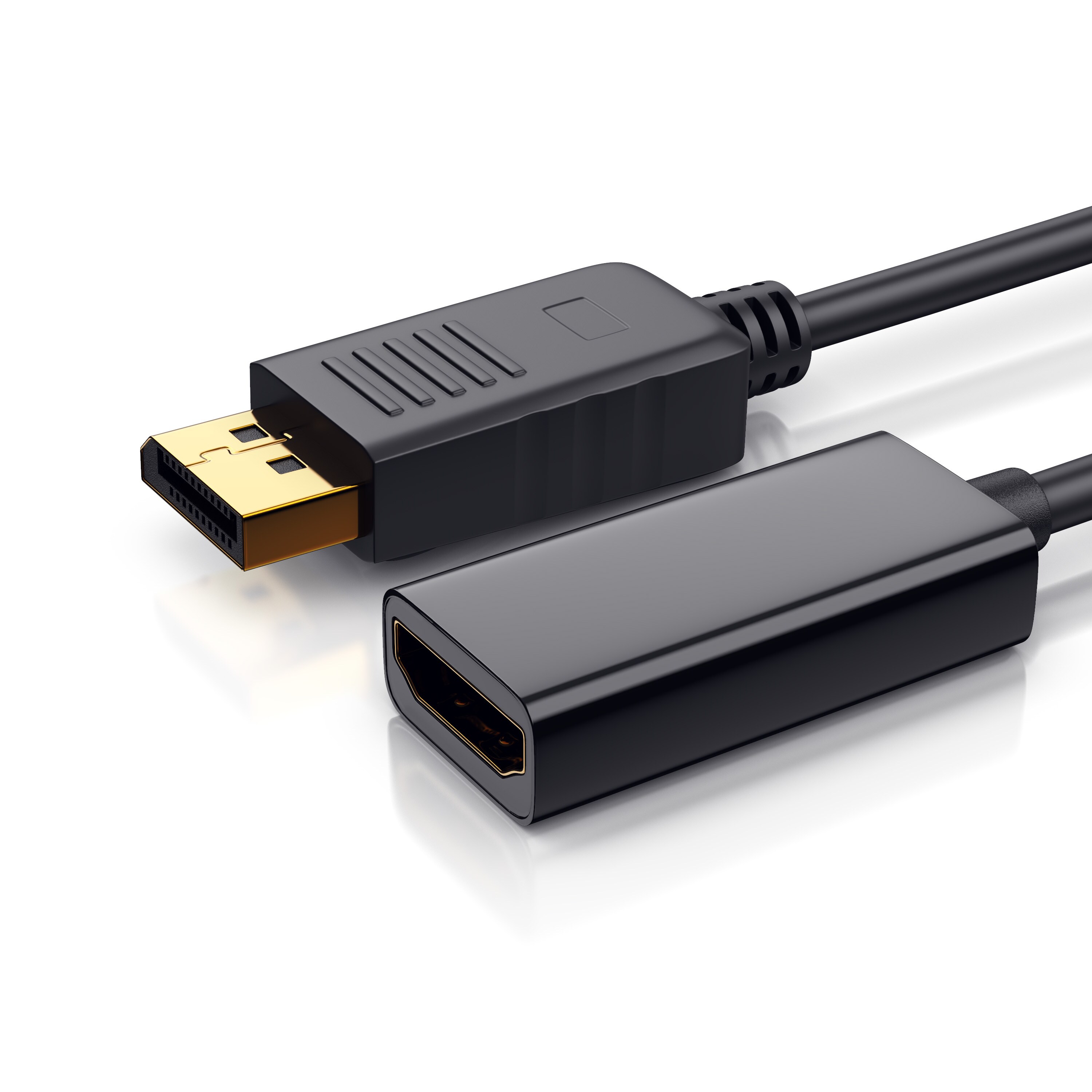 CSL 4k UltraHD DP 1.2 zu HDMI Monitor Adapter Kabel, DisplayPort zu HDMI Typ A