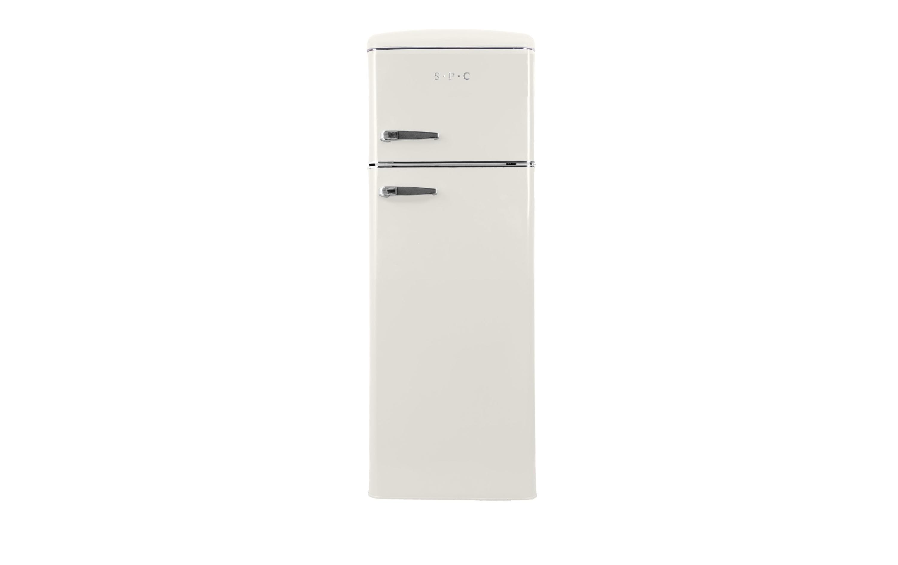 Kühlschrank KS3666 Crème, Rechts<br>Freistehender Kühlschrank im Retro-Design