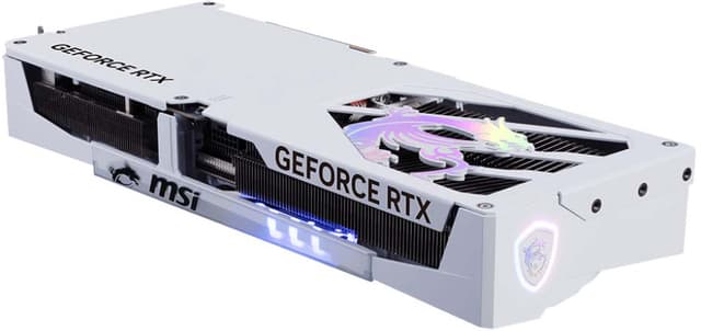 MSI GeForce RTX 5070 Ti GAMING TRIO OC 16 GB grafikkort (hvid)
