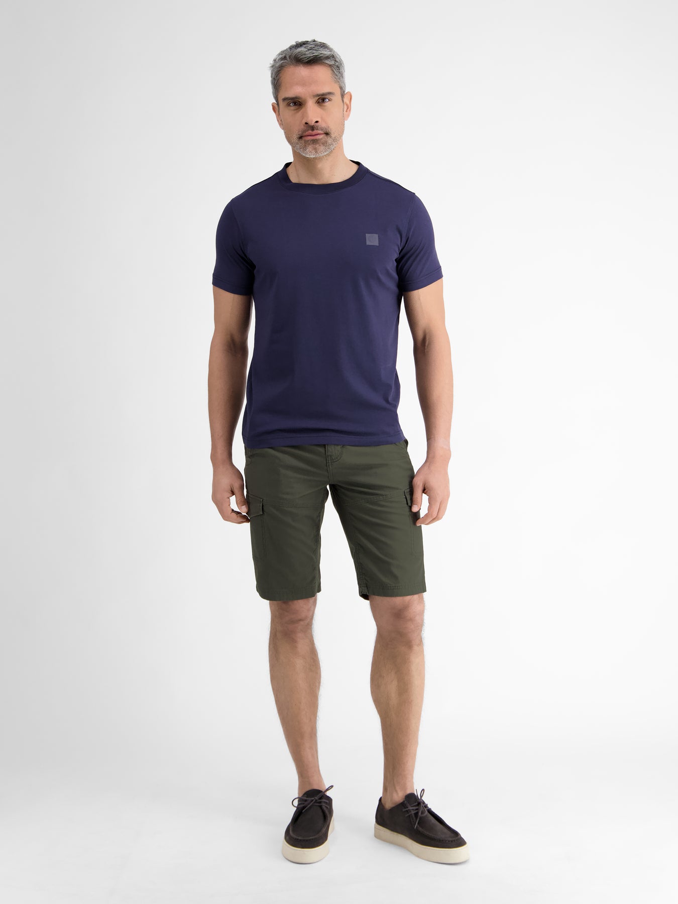 Lässige Herren Cargo-Bermuda, sommerlich leicht