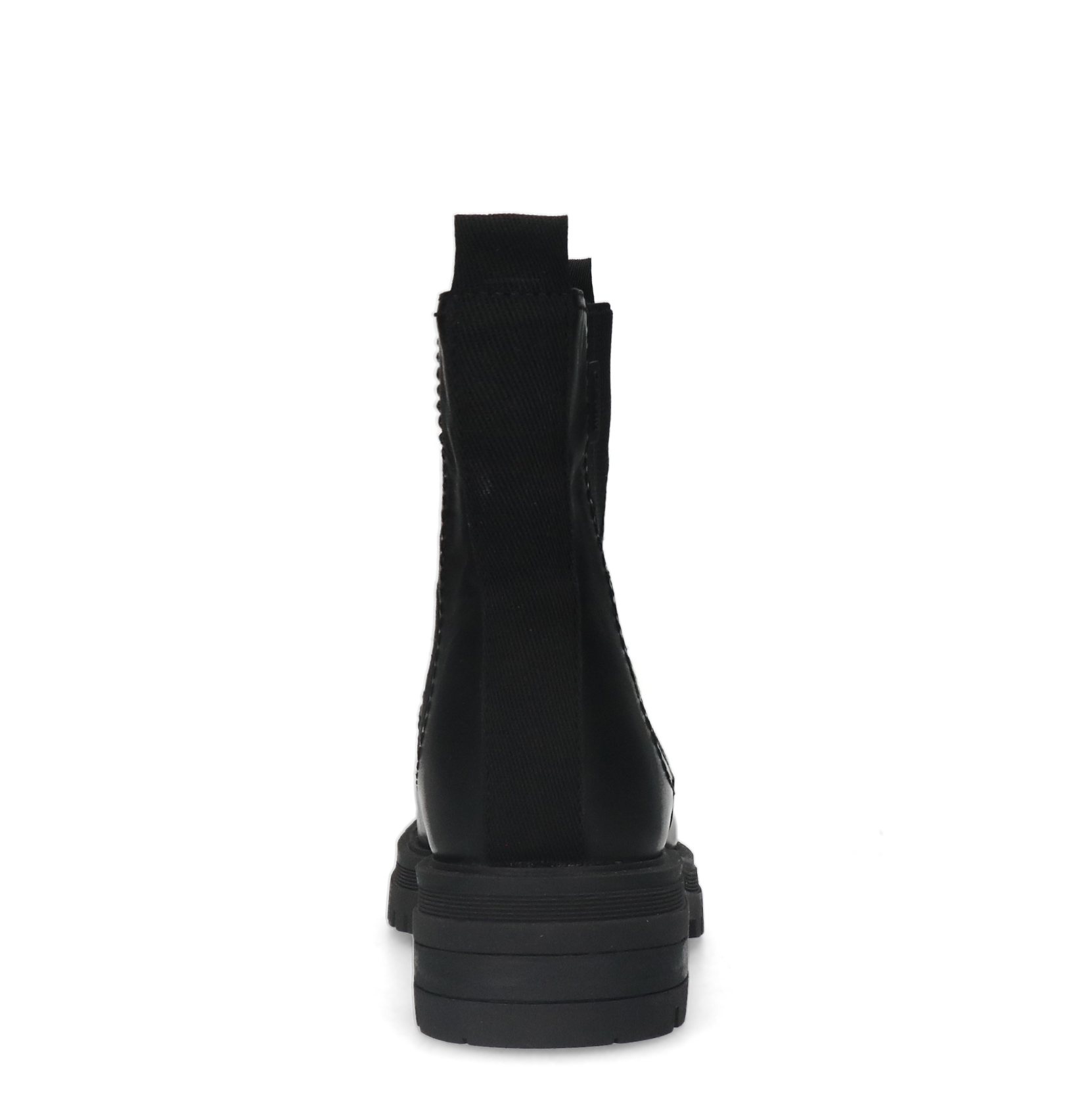 Zwarte leren chelsea boots