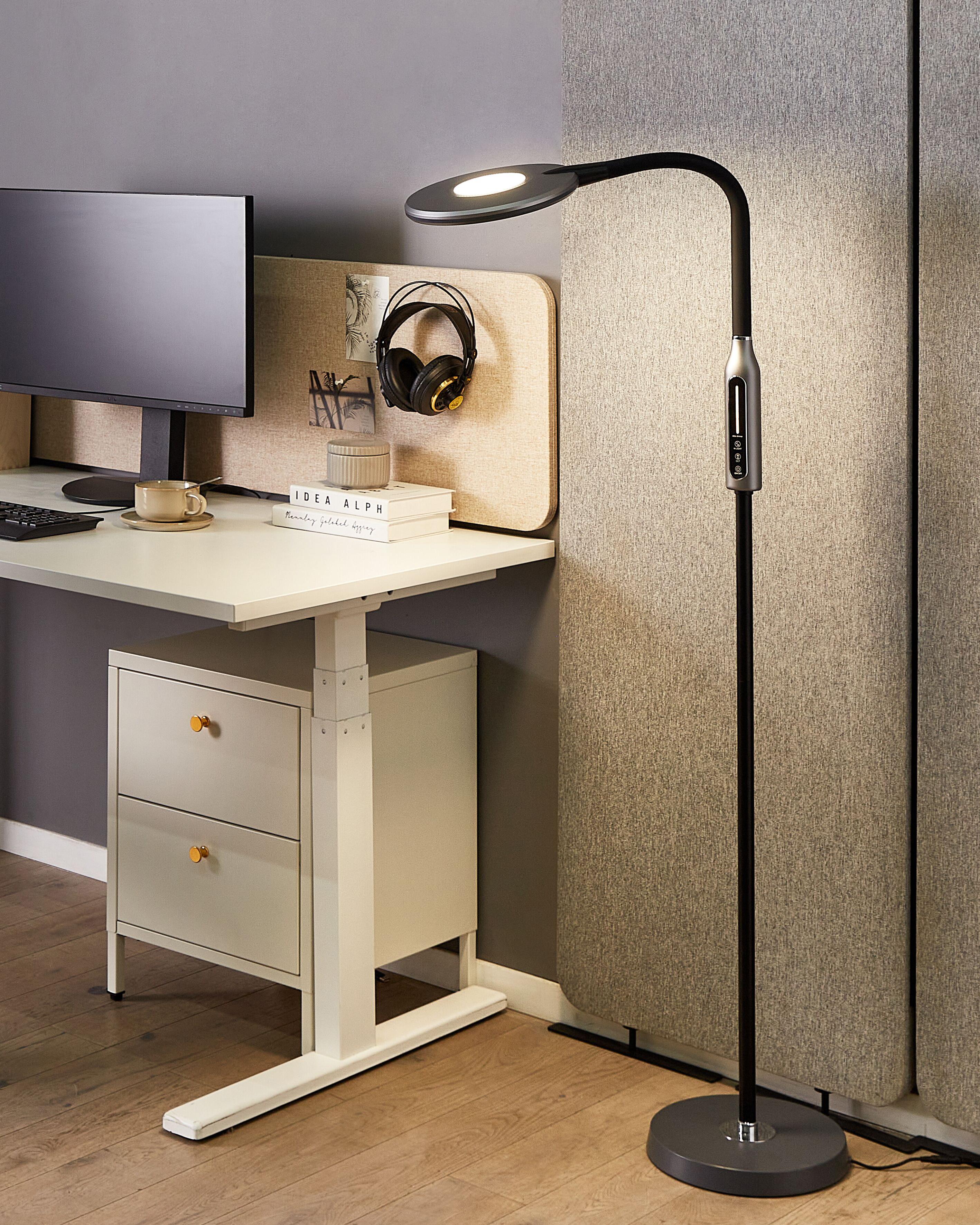 LED staande lamp CASSIOPEIA met dimmer Metaal Zwart