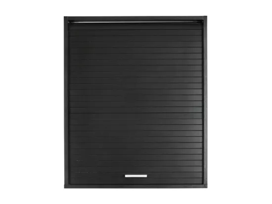 Meuble de Cuisine Noir 2 Etagères L 60 cm H 72 cm P 35 cm