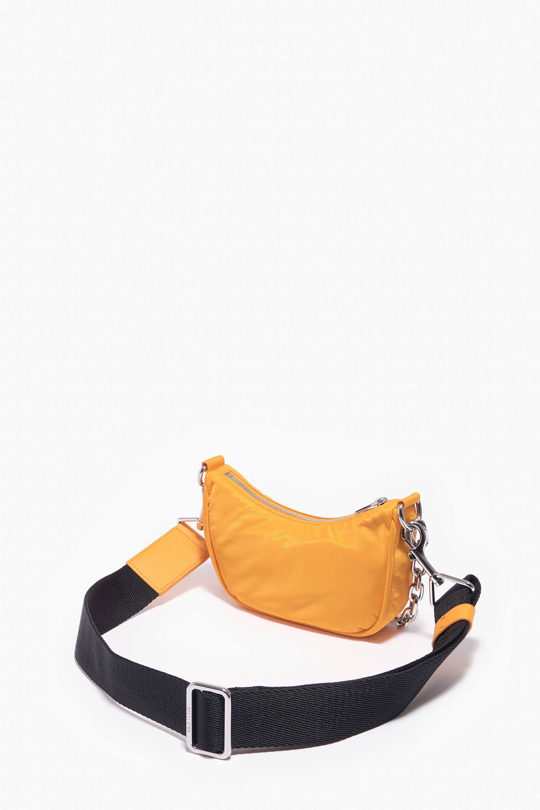 Bolsa Moon XS em nylon cor açafrão