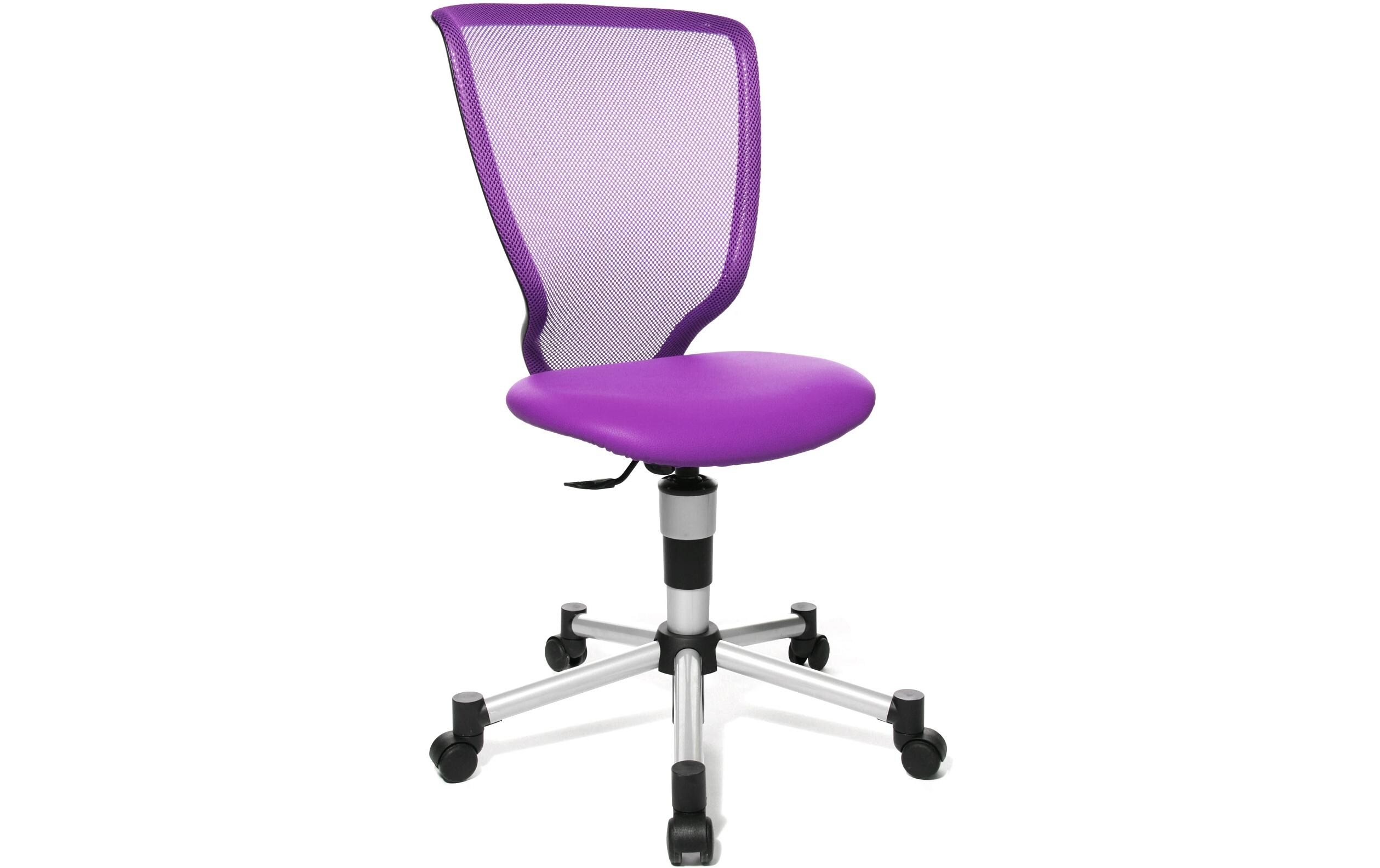 Kinder Bürostuhl Titan Junior, Lila<br>Mitwachsender Design-Kinder- und Jugenddrehstuhl