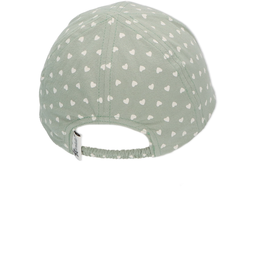 Sterntaler Baseball-Cap Herzen mittelgrün