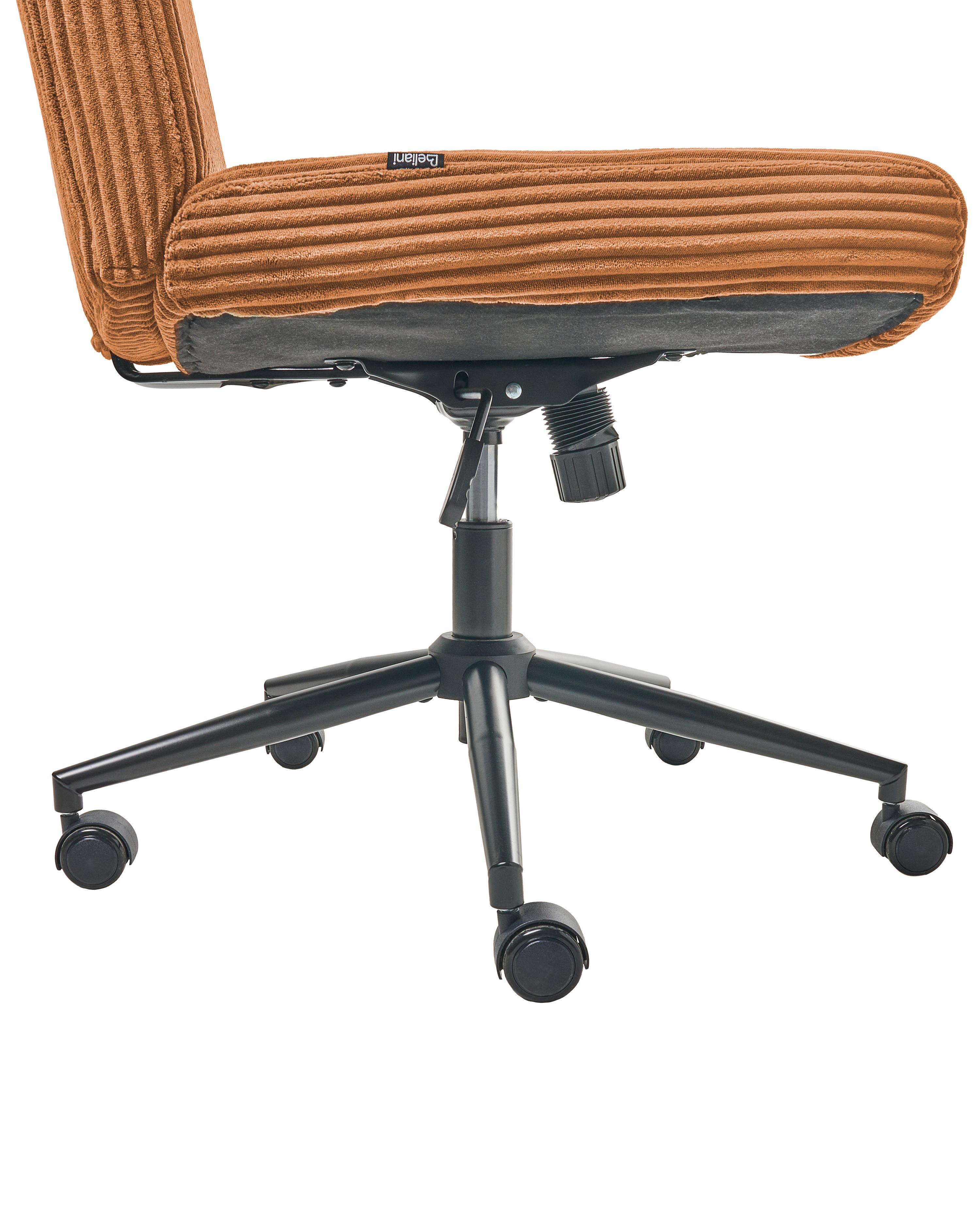 Bureaustoel GEDDES Corduroy Goudbruin