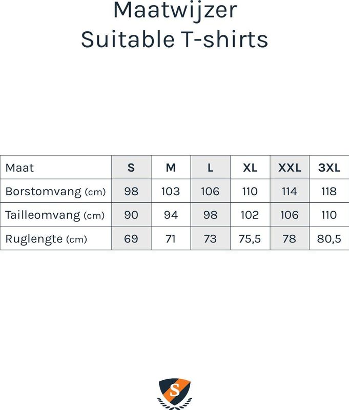 Suitable - Vitaru - T-shirt - Wit - Biologisch Katoen - Set van 6