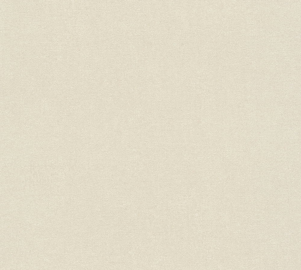A.S. Creation Vliestapete - creme-beige - uni - 10 Meter