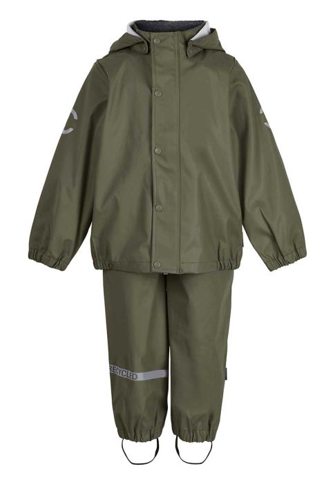 PU Rain Set w/Suspenders Recycled regnsæt