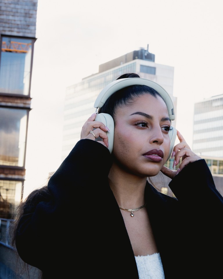 Mondo - by Defunc Over-Ear Bluetooth Headset Greige