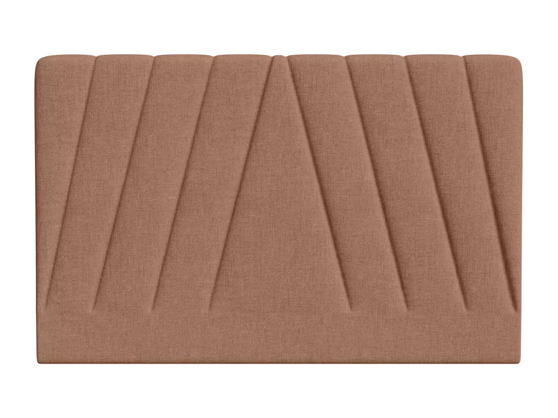 Tête de lit 190 cm - Tissu - Terracotta - LIDAMA de Pascal Morabito