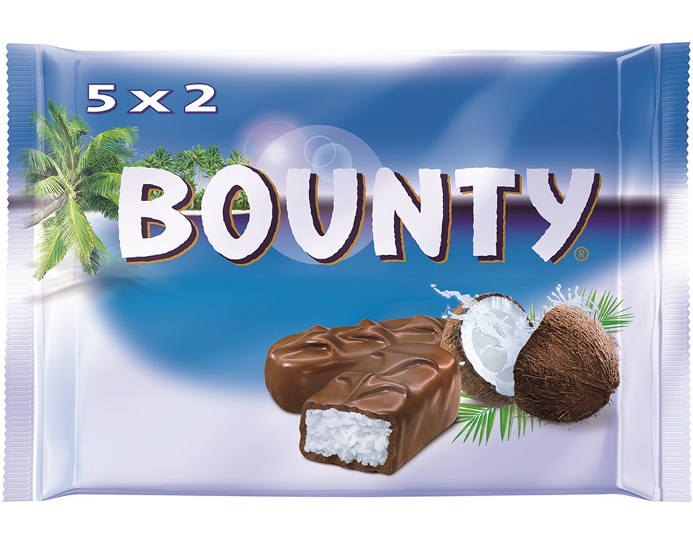 CHOCOLATE BOUNTY SNACK PACK 5X57G