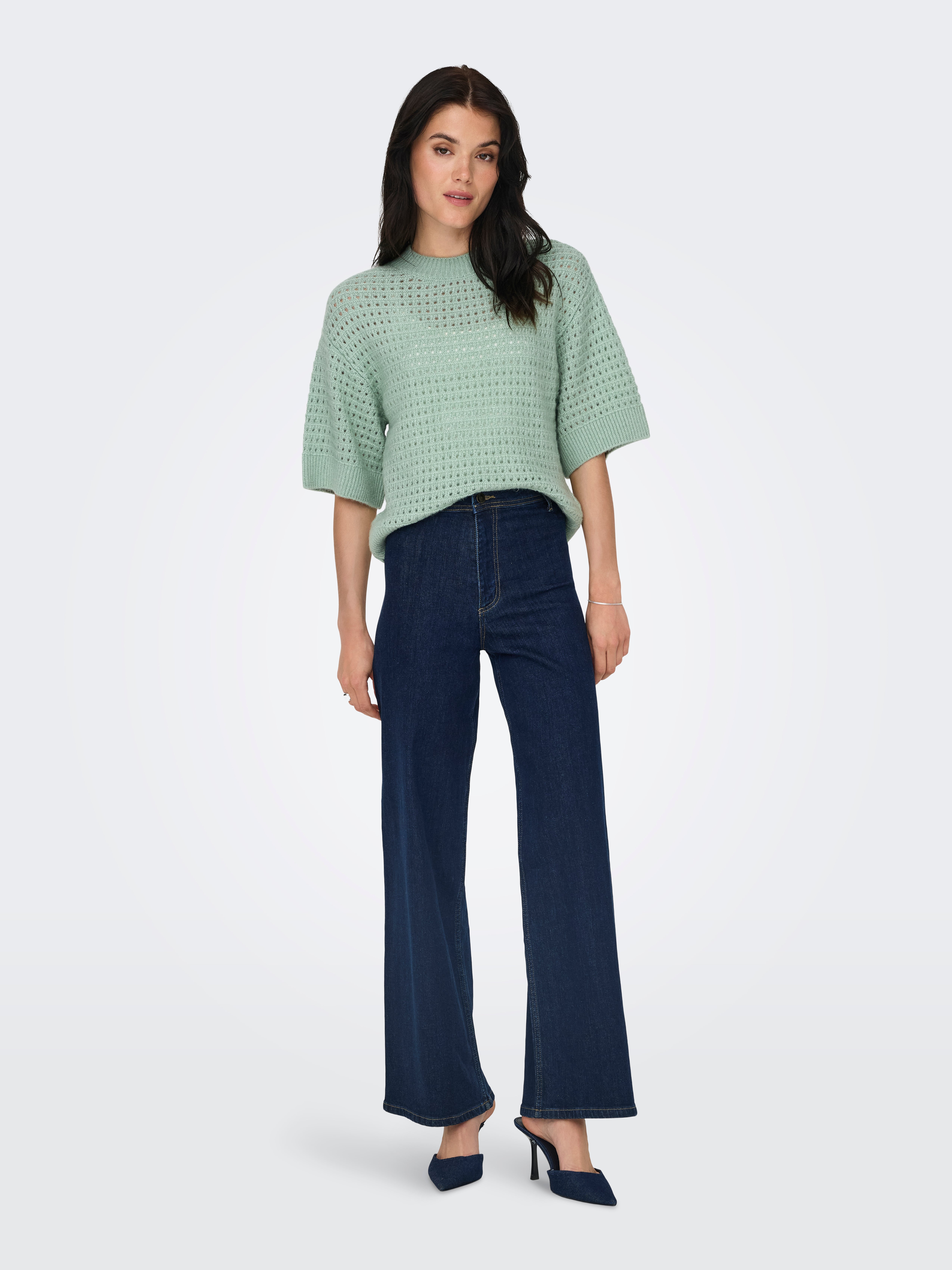 JDYLUCIE Strickpullover Frosty Green