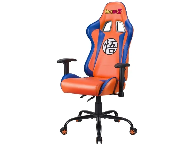 SuBsonic Dragon Ball Z - Spillestol - ergonomisk - armstøtter - T-formet - vippe - drejeled - syntetisk læder