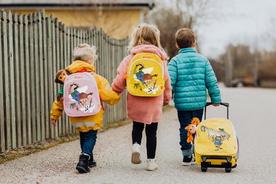 Pippi Langstrømpe Rullekoffert, Gul
