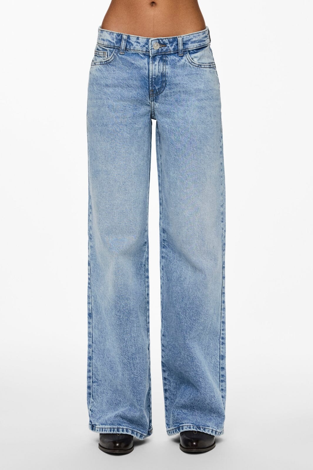 Pieces Pcselma Lw Wide Jeans Lb