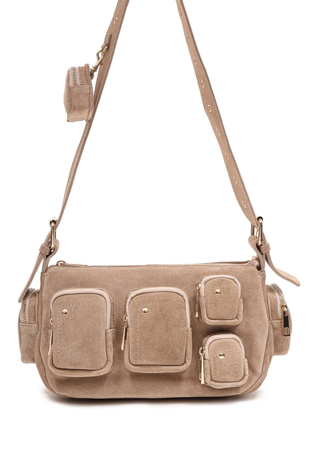 Núnoo Alimakka Pocket Suede W. Gold beige
