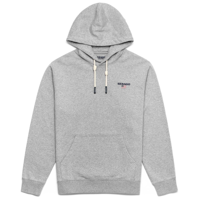 KITTERY GREY MD MEL-SWEAT A CAPUCHE SEBAGO HOMME