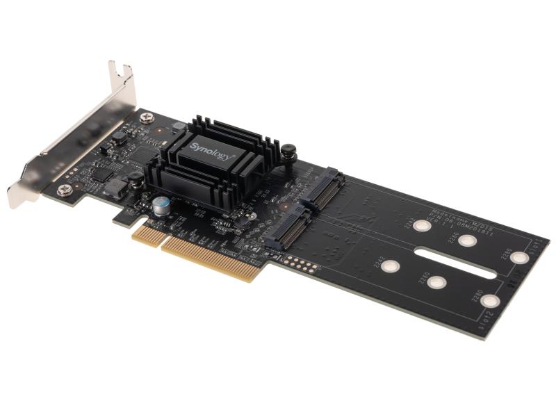 Synology Erweiterungskarte M2D18 Dual M.2 SSD Slot Dual M.2 SSD-Adapterkarte für verbesserte Cache-Leistung
