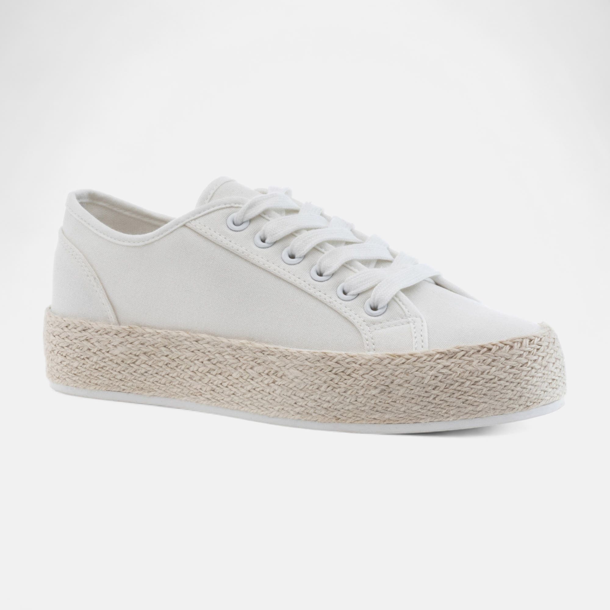 Baskets en toile Femme blanc