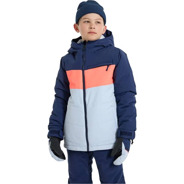 Veste snowboard BURTON B ROPEDROP JK DRESS BLUE/BALLAD BLUE/TETRA ORANGE