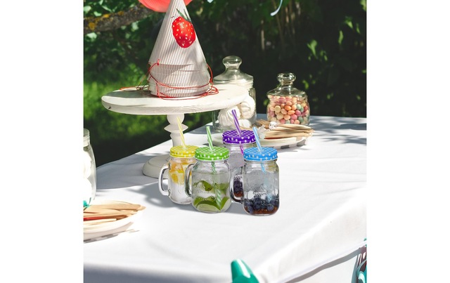 relaxdays Glas »Summer 500 ml, 12 Stück«