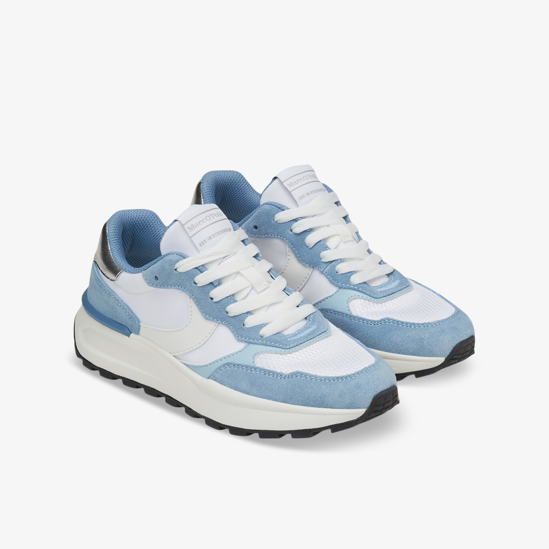 Marc O´Polo Damen Sneaker Low blau