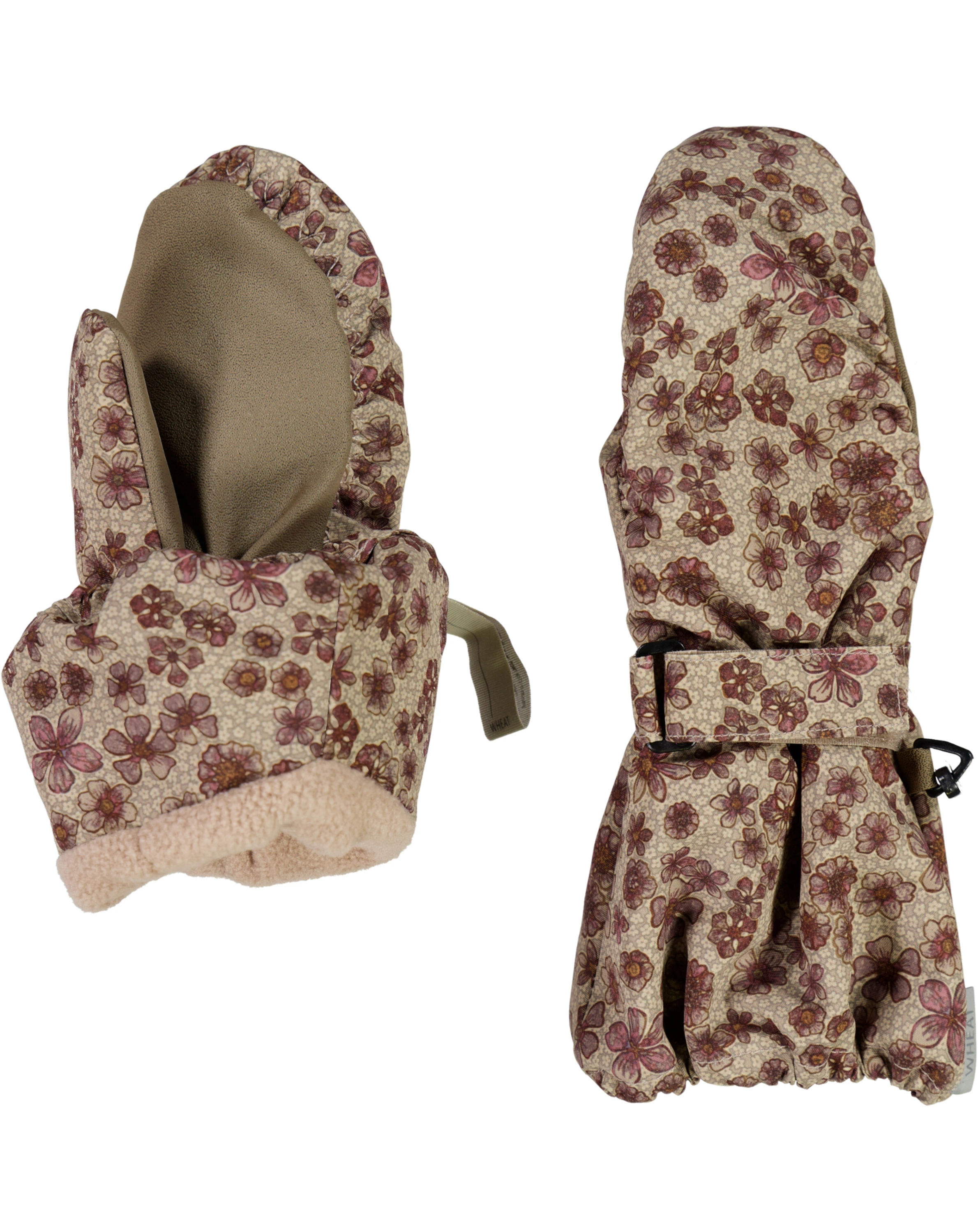 Fäustlinge TECH FLOWERS in winter blush
