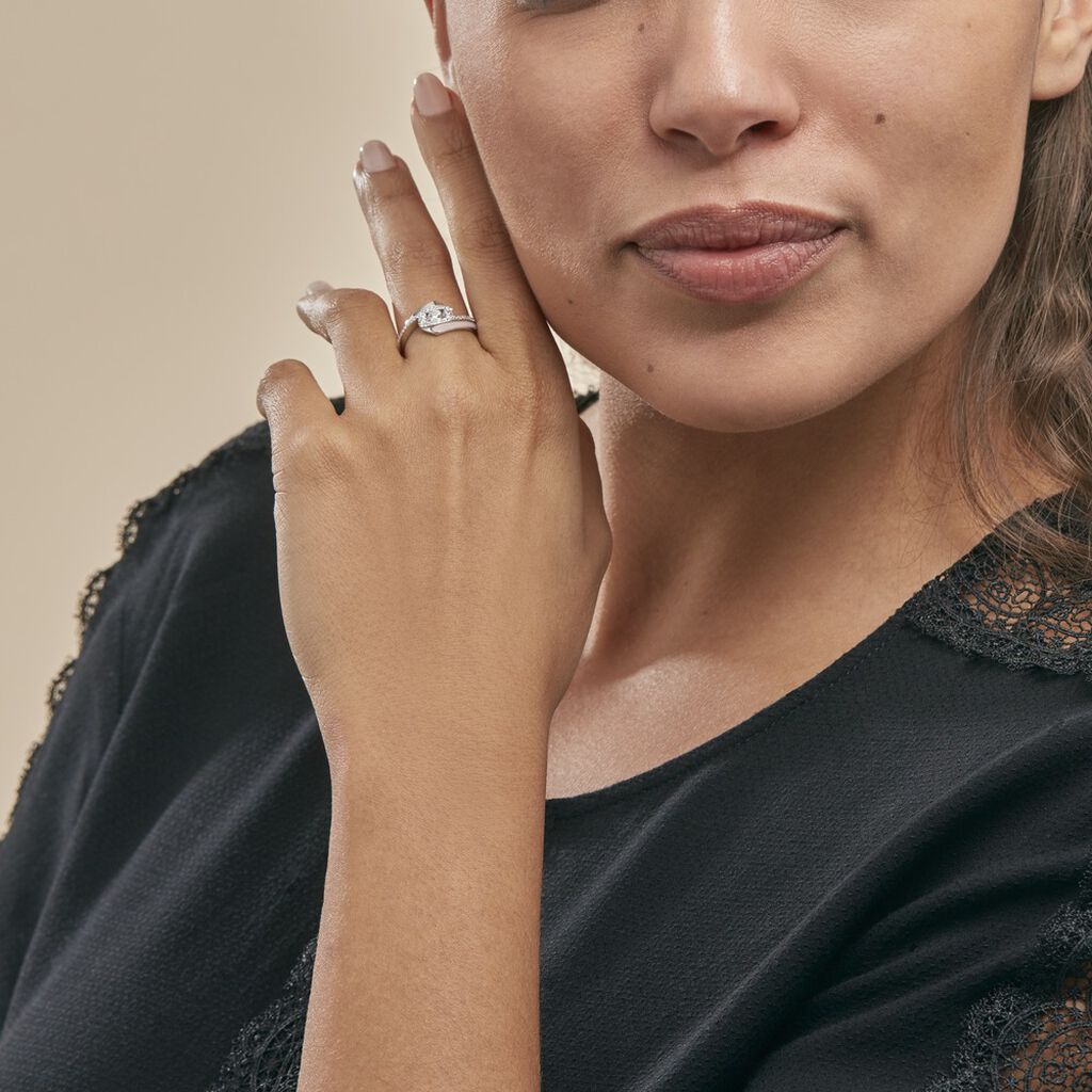 Bague Barbara Or Blanc Diamant