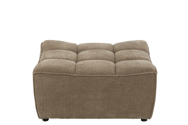 Poef Grid Taupe
