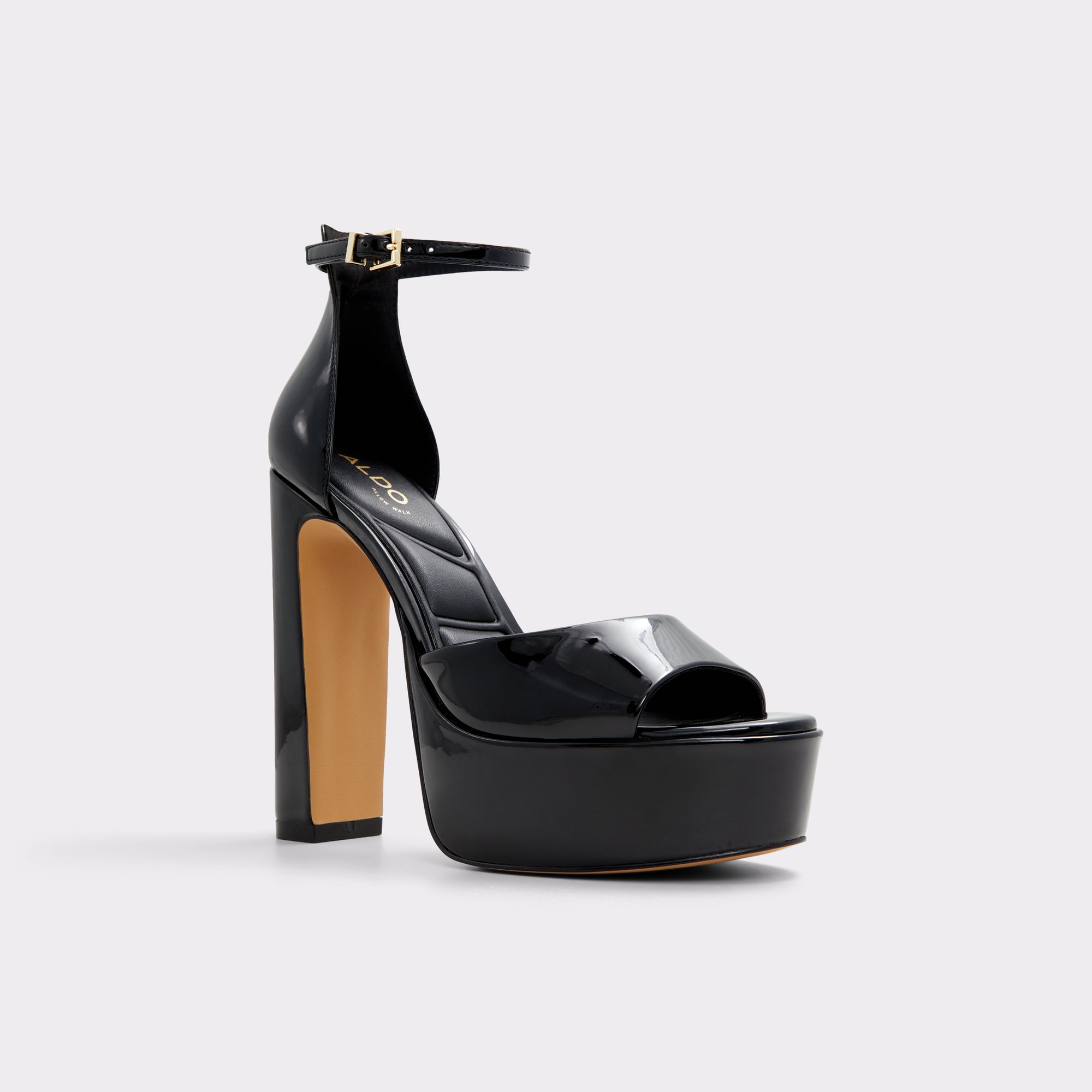 Nissa Black Women Platform sandals